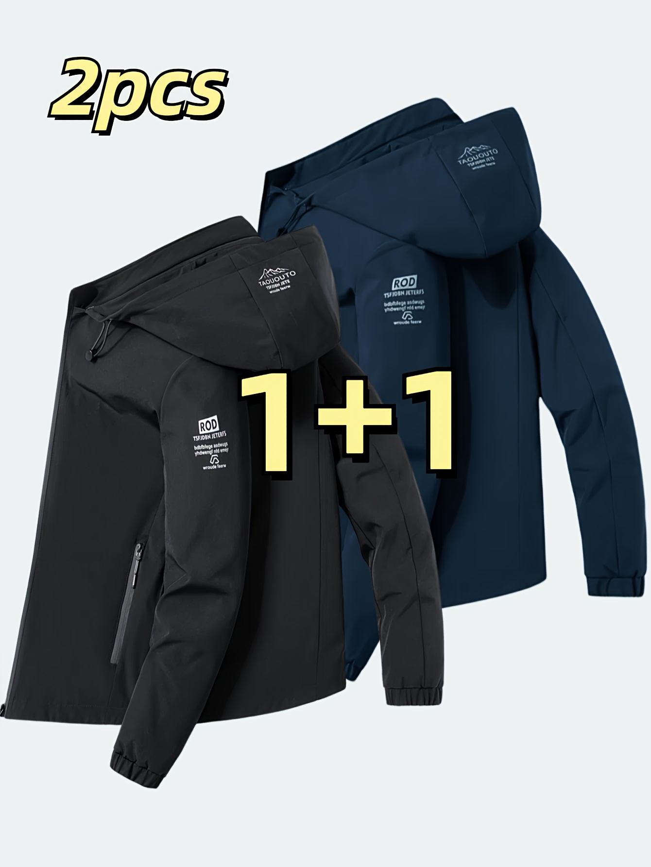 Men'S Fashion Zipper Jacket - Jaket berkerudung tahan angin pria modis