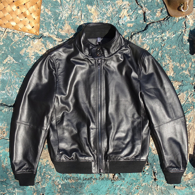 Harrington Jacket - Jaket Kulit Domba Asli Impor Italia