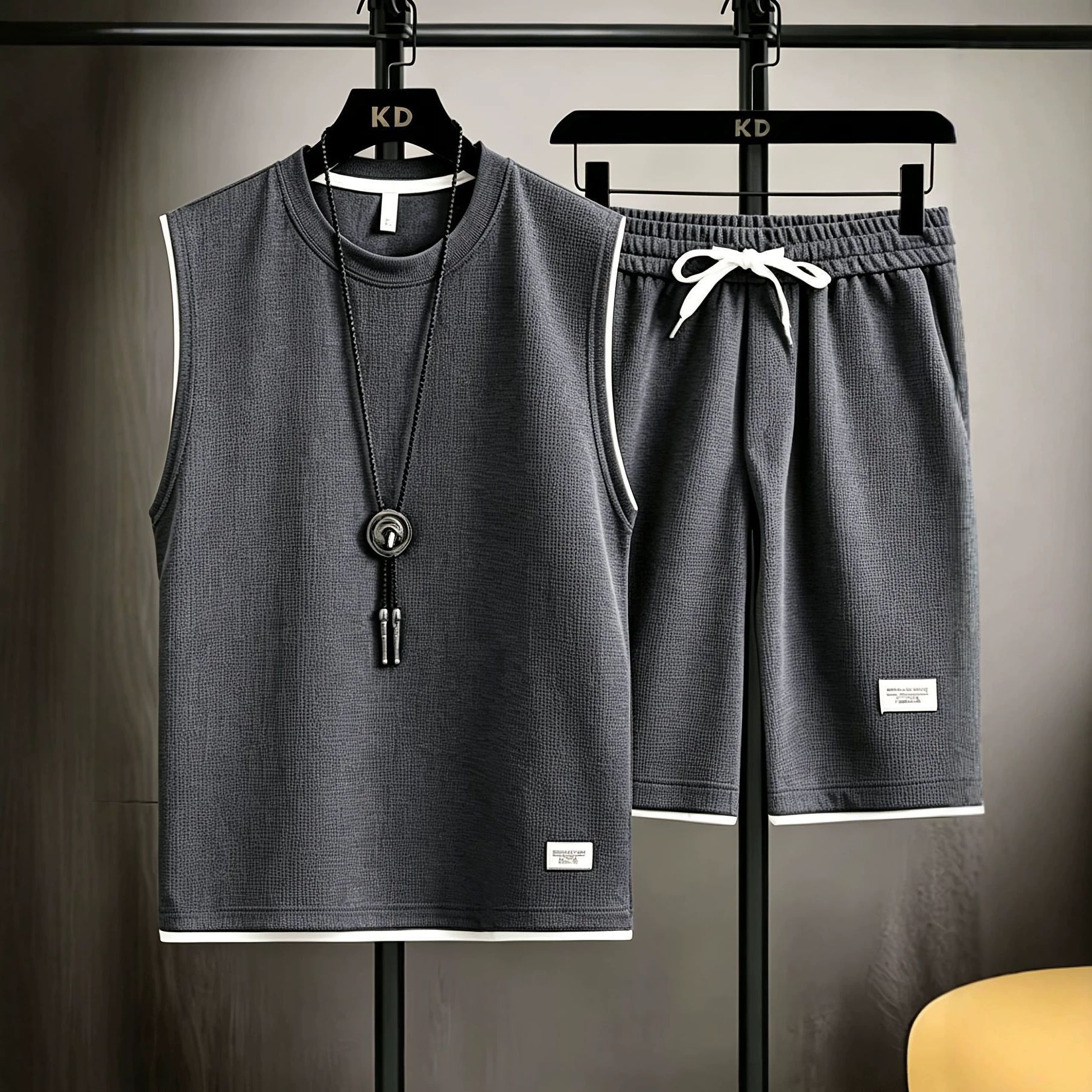 Men'S Fashion - Setelan rompi pria musim panas berkualitas