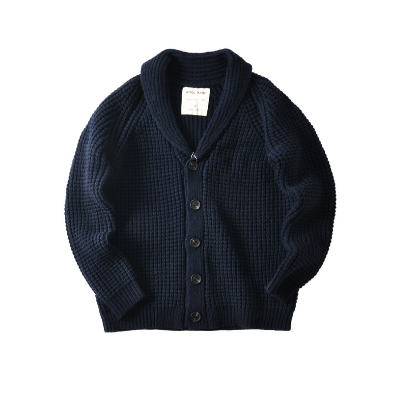 Men'S Fashion Zip Sweater - Sweater Rajut Tebal Wol 100% Gaya