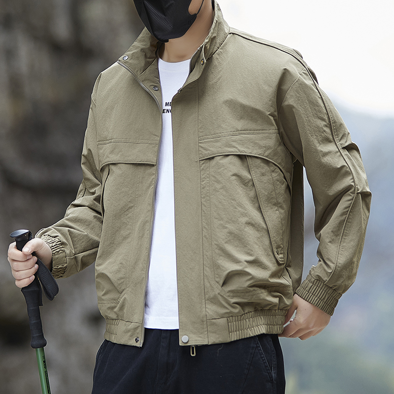 Harrington Jacket - Jaket Kerah Tipis Kasual Bisnis Pria