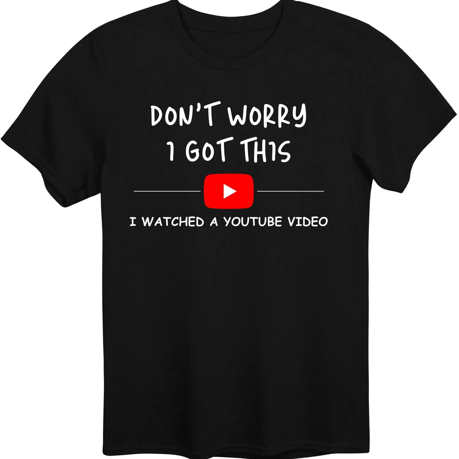 Men Fashion Youtubers - Kaos Bersertifikasi YouTube Jangan Khawatir Pakaian