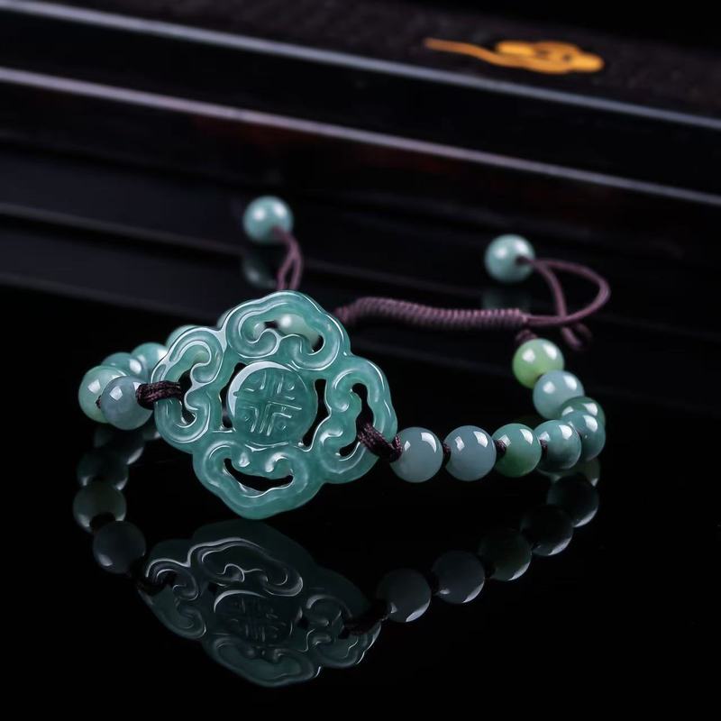 Men'S Fashion - Gelang Giok Alami Kelas A Desain