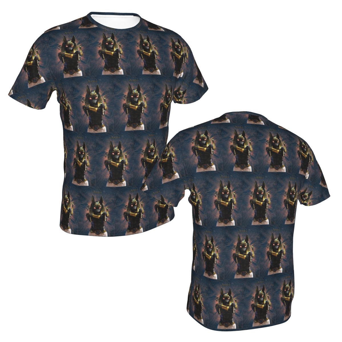 Men Fashion Egypt - Kaos 100% Katun Dewa Anubis Mesir