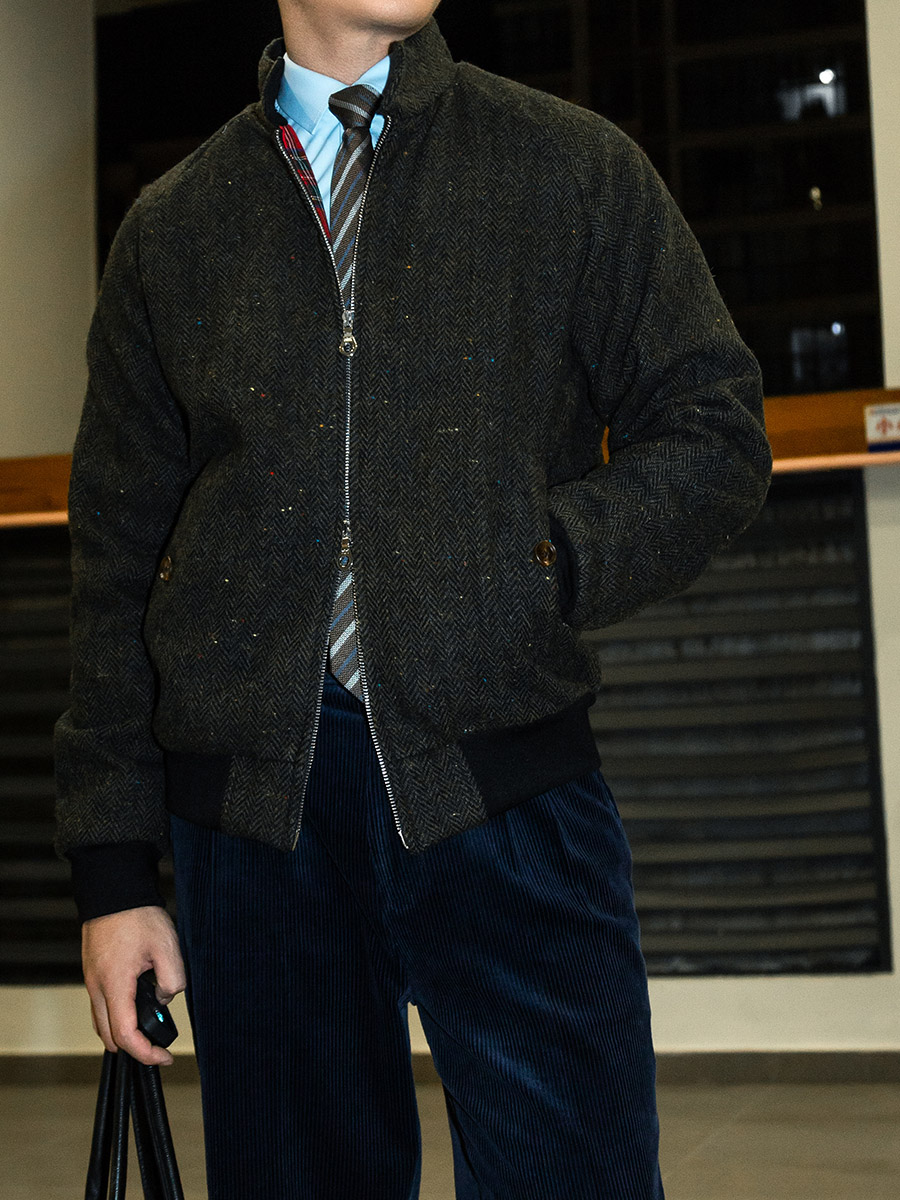 Harrington Jacket - Jaket Harrington G9 Vintage Pria POT&CRAFTSMAN