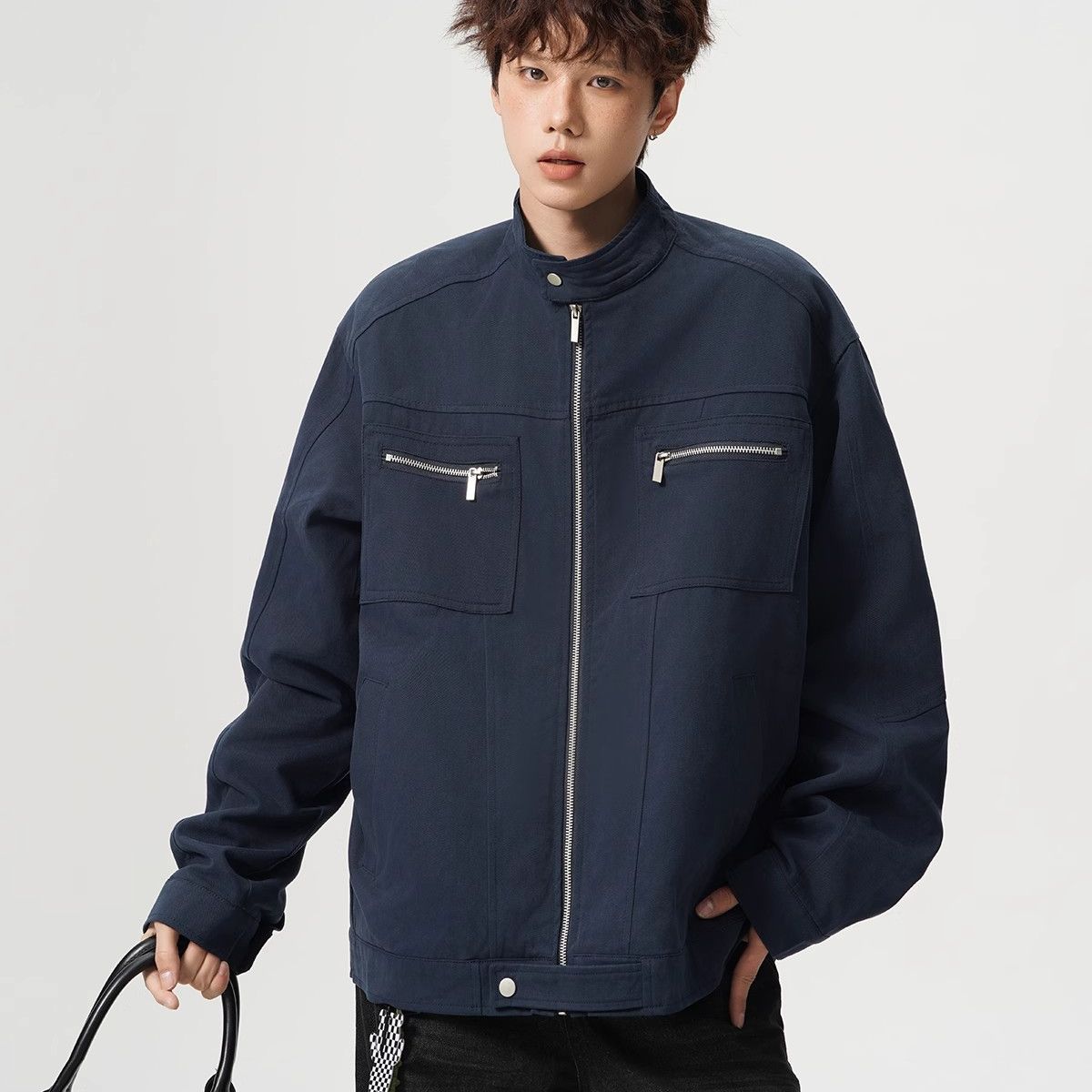 Harrington Jacket - Jaket Harrington Vintage Pria Musim Semi