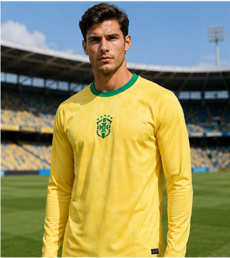 Men'S Fashion - Kaos Sepak Bola Lengan Panjang Edisi