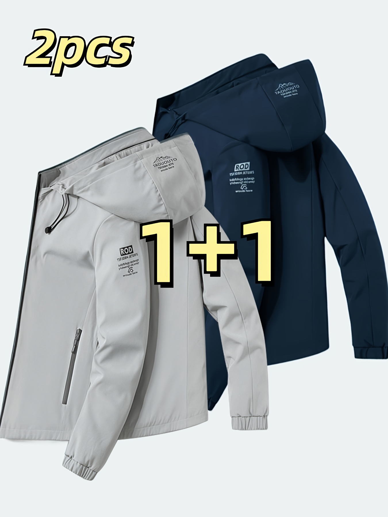 Jaket berkerudung tahan angin  - Men'S Fashion Zipper Jacket ulasan dan harga