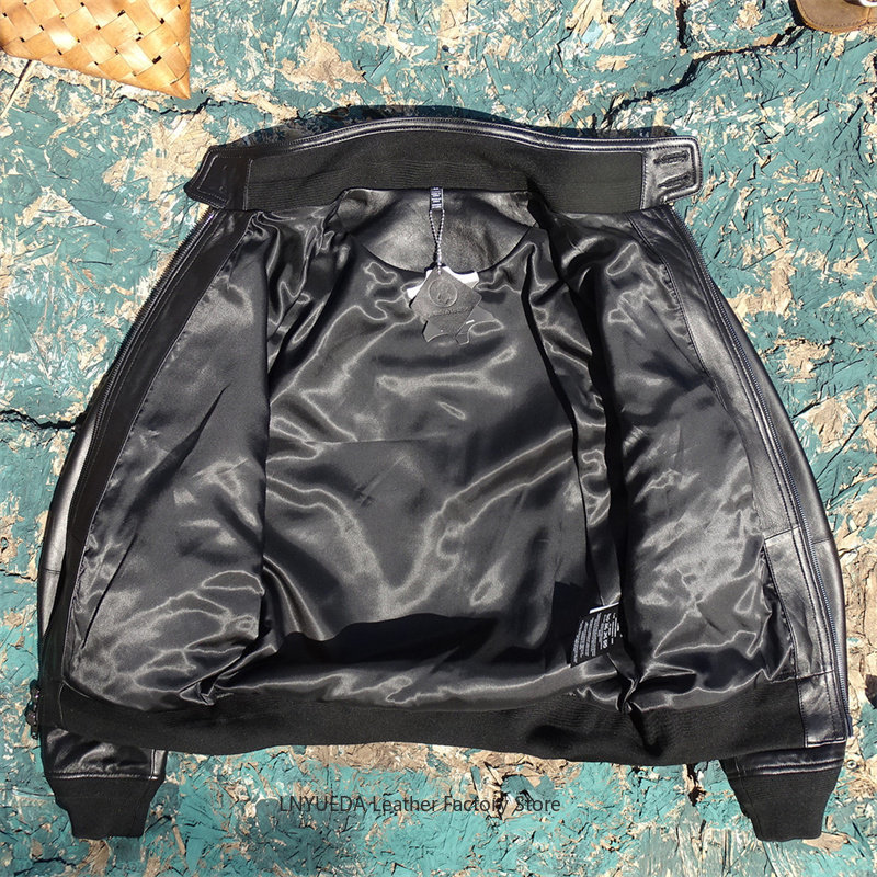 Jaket Kulit Domba Asli Impor I - Harrington Jacket ulasan dan harga