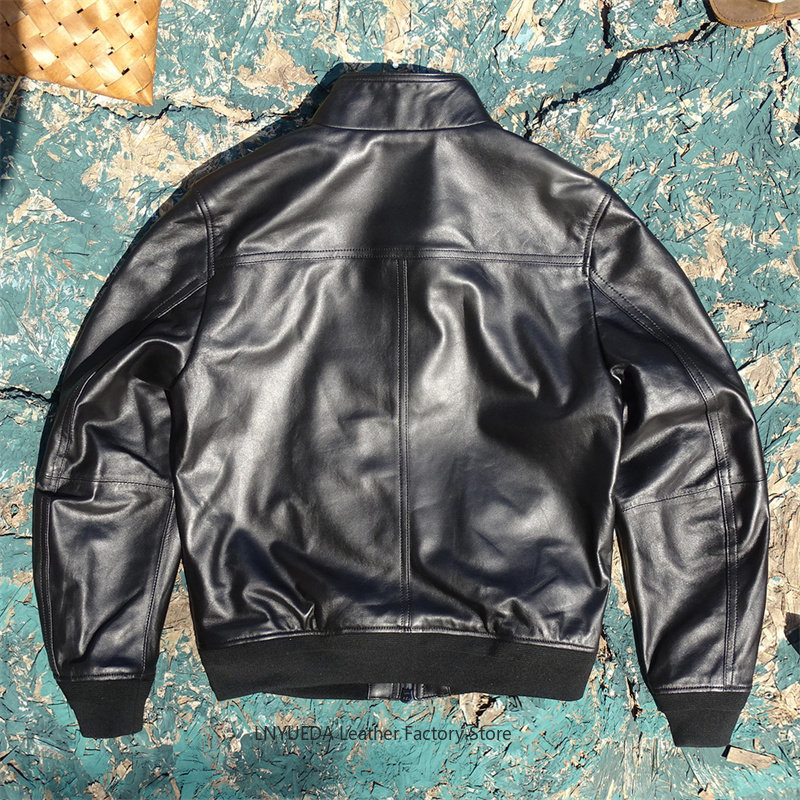 Jaket Kulit Domba Asli Impor I - Harrington Jacket ulasan dan harga