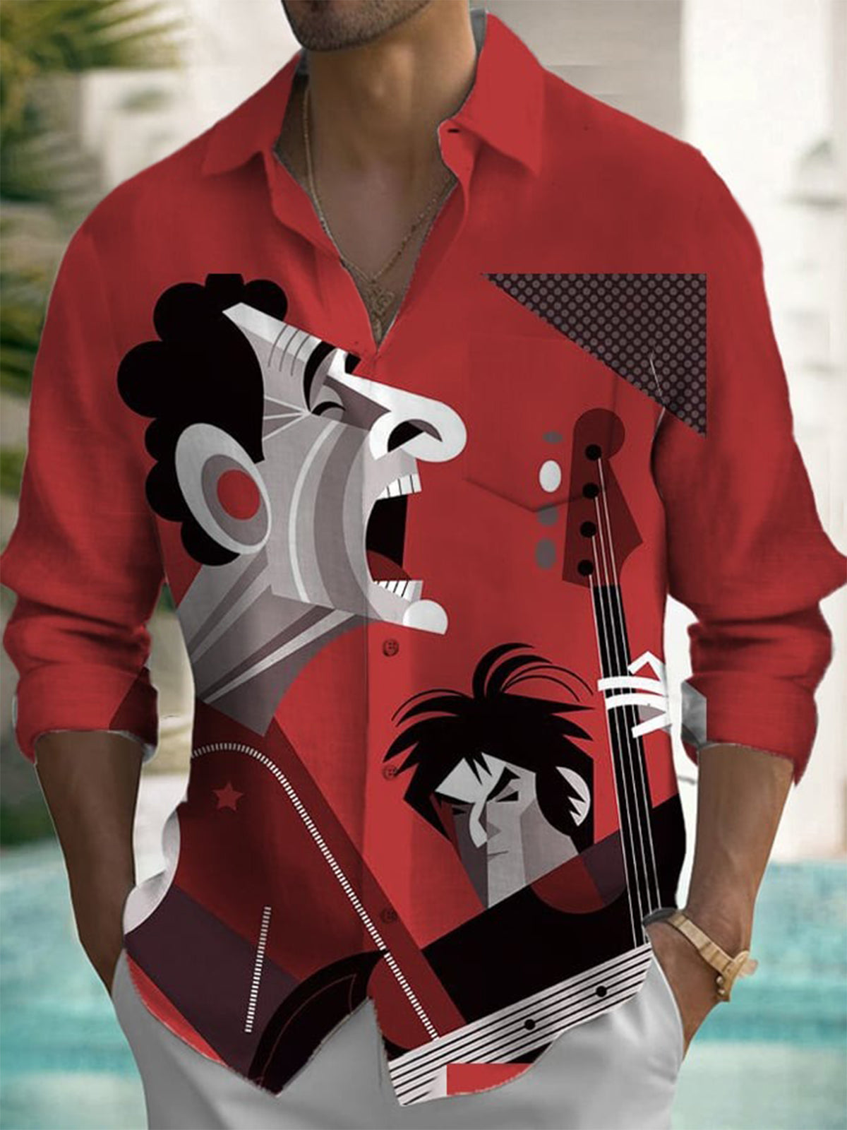 Kemeja Kasual Pria Berkancing  - Men'S Fashion ulasan dan harga