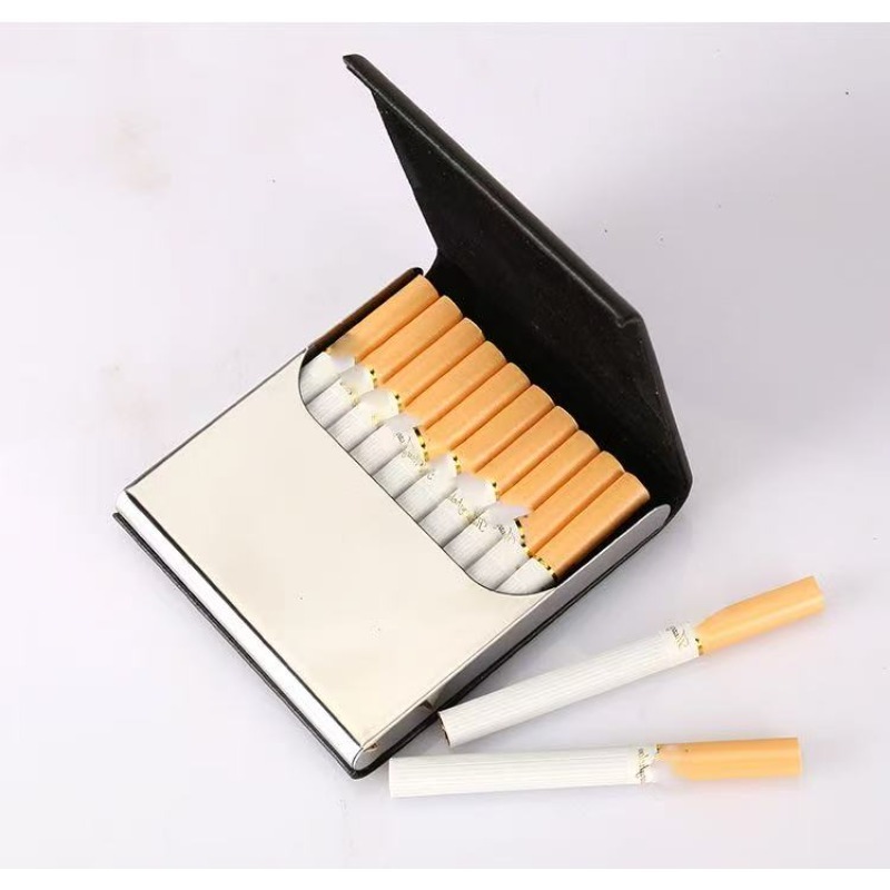 10 buah Kotak Rokok Logam Anti - Men'S Fashion ulasan dan harga