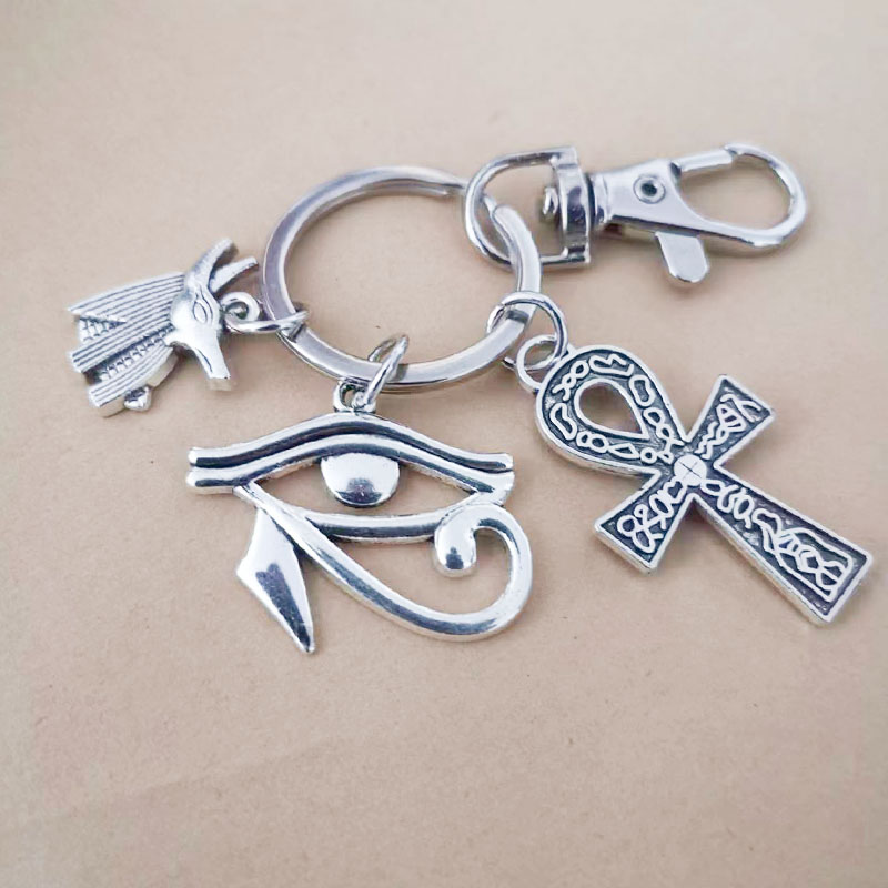 Mesir Ankh Anubis Amulet salib - Men Fashion Egypt ulasan dan harga