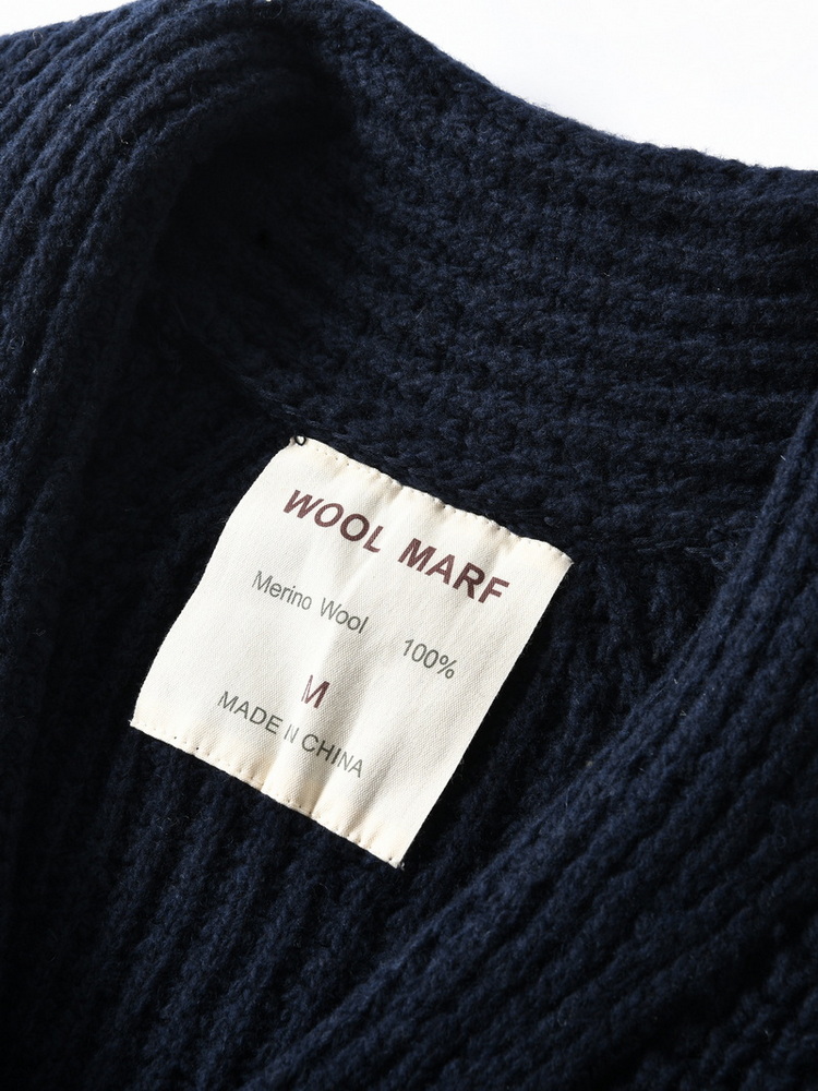 Sweater Rajut Tebal Wol 100% G - Men'S Fashion Zip Sweater ulasan dan harga