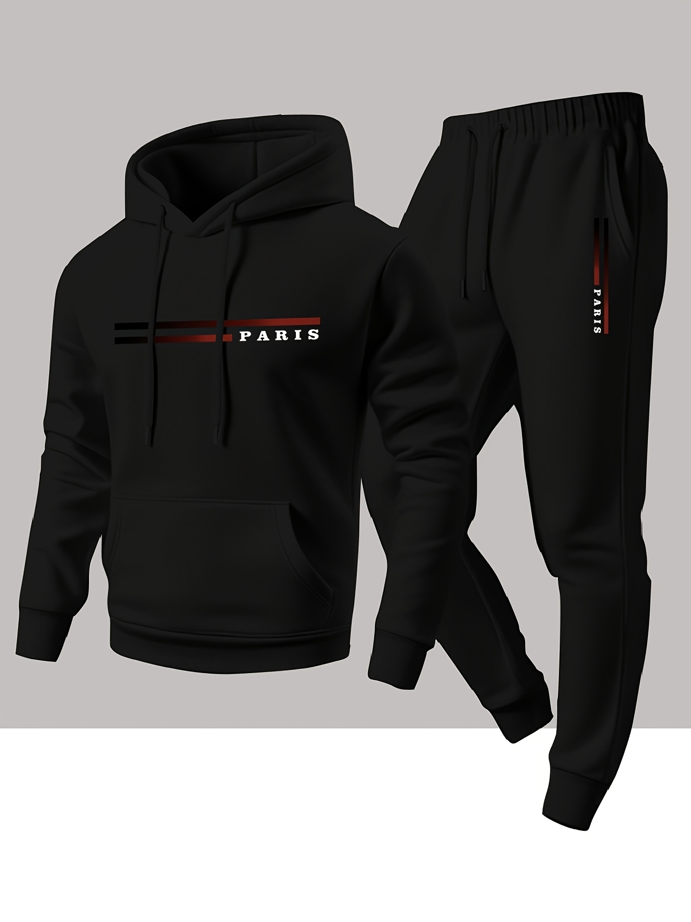 Sweatshirt dan celana hoodie p - Men'S Fashion Pants ulasan dan harga