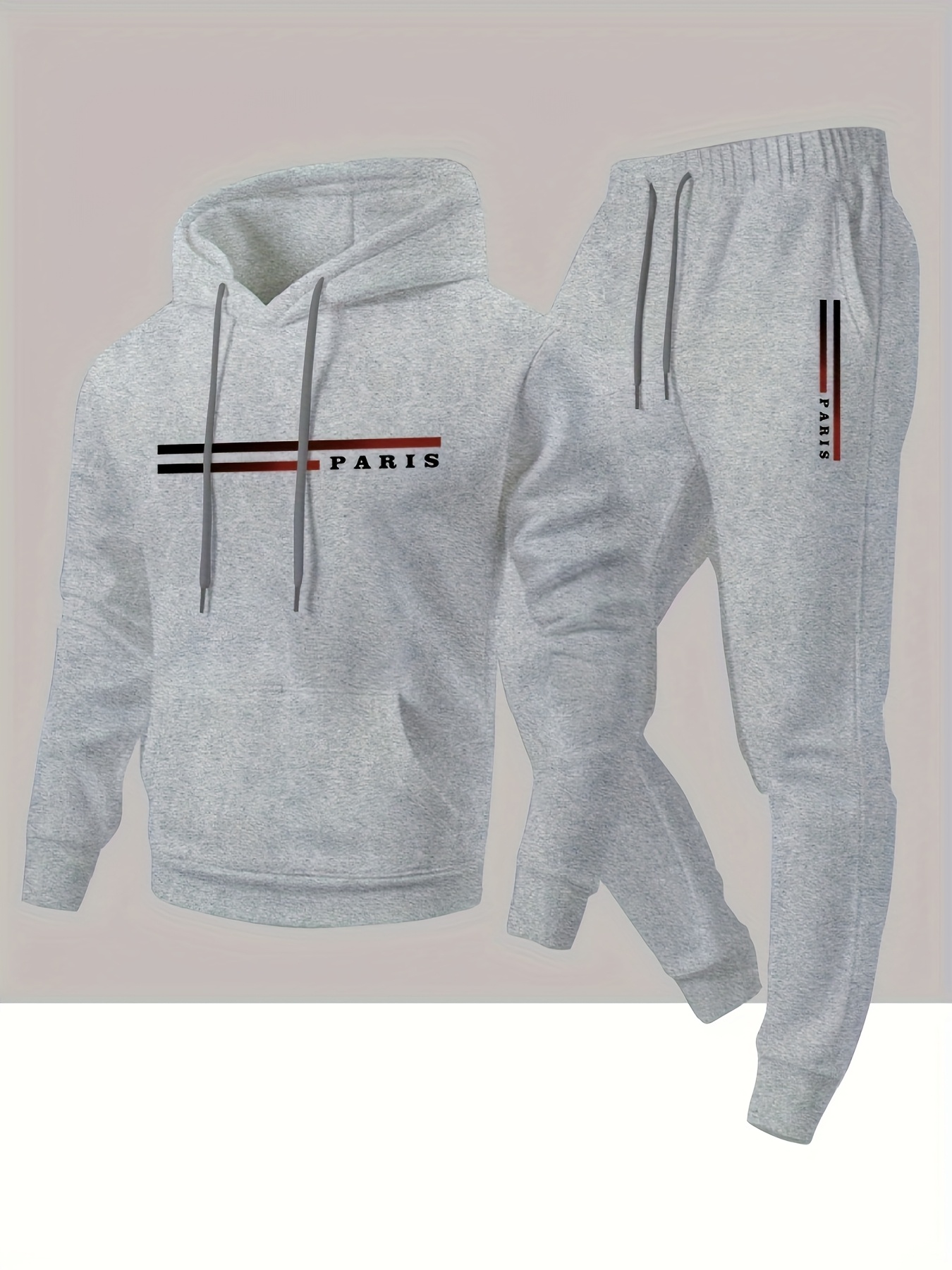 Sweatshirt dan celana hoodie p - Men'S Fashion Pants ulasan dan harga