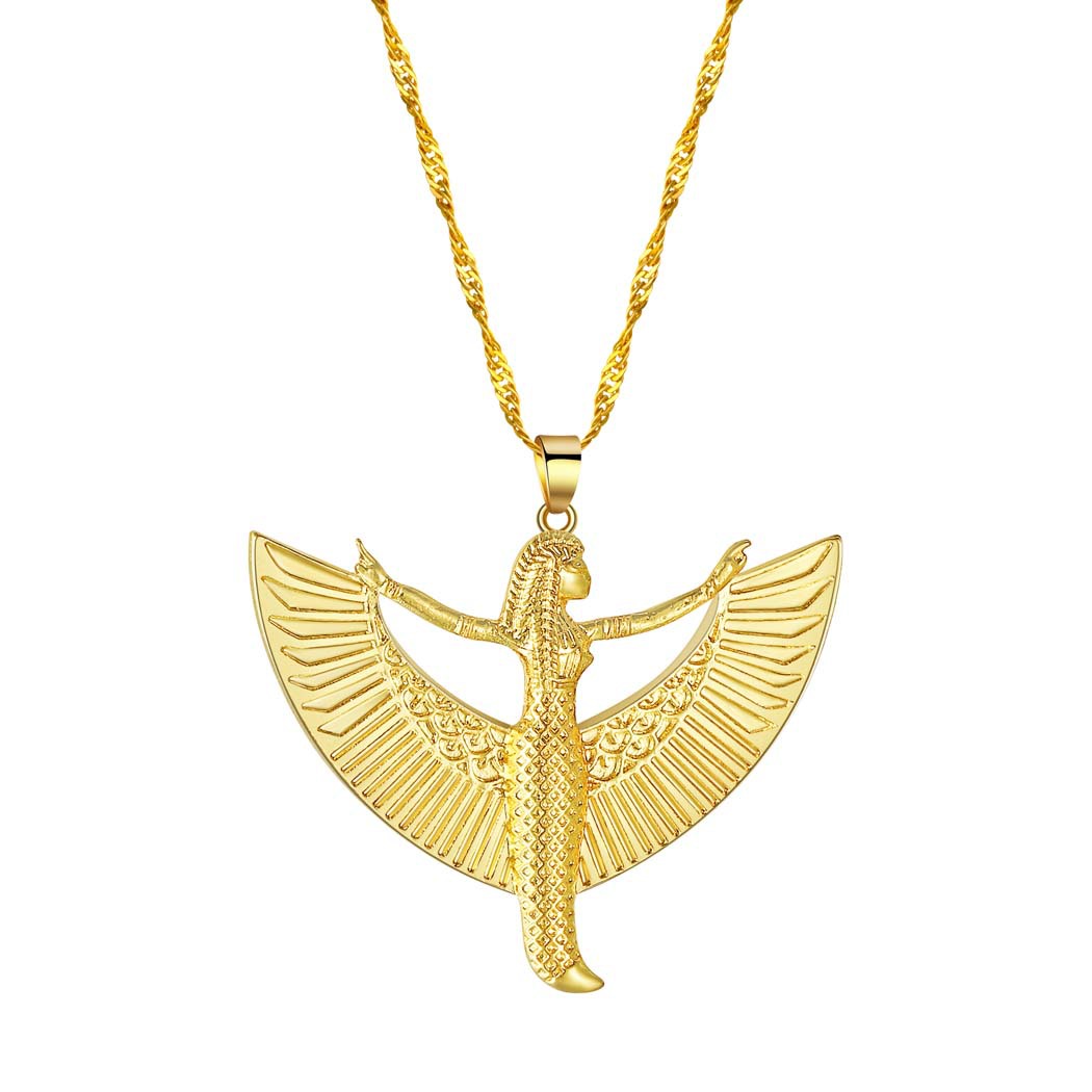 QIAMNI Mesir Dewi Isis Liontin - Men Fashion Egypt ulasan dan harga