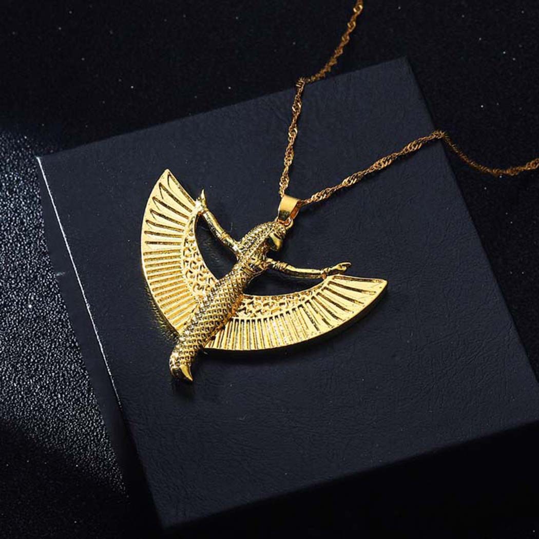 QIAMNI Mesir Dewi Isis Liontin - Men Fashion Egypt ulasan dan harga