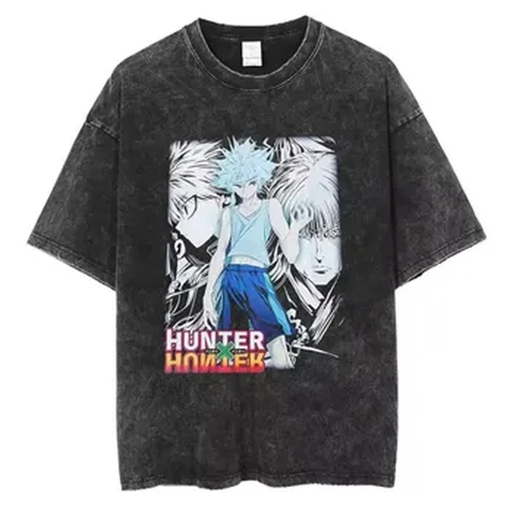 Kaos Grafis Manga Hunter X Hun - Graphic Tee Oversized ulasan dan harga