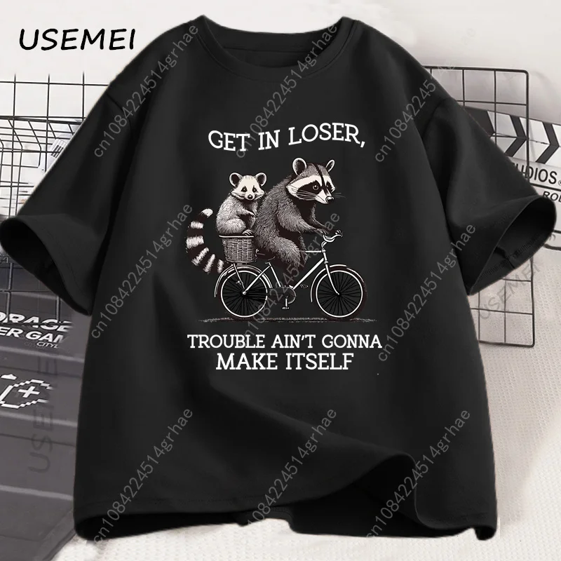 Get in Loser T Shirt Kaos Graf - Graphic Tee Oversized ulasan dan harga