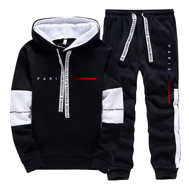Set Hoodie Fashion Paris Stree - Men'S Fashion Hoodies ulasan dan harga