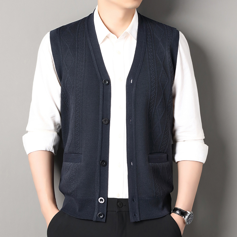 Rompi sweter rajut leher V pri - Men'S Fashion Zip Sweater ulasan dan harga