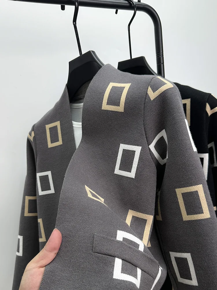 Kardigan Rajutan Desainer Pria - Men'S Fashion Zip Sweater ulasan dan harga