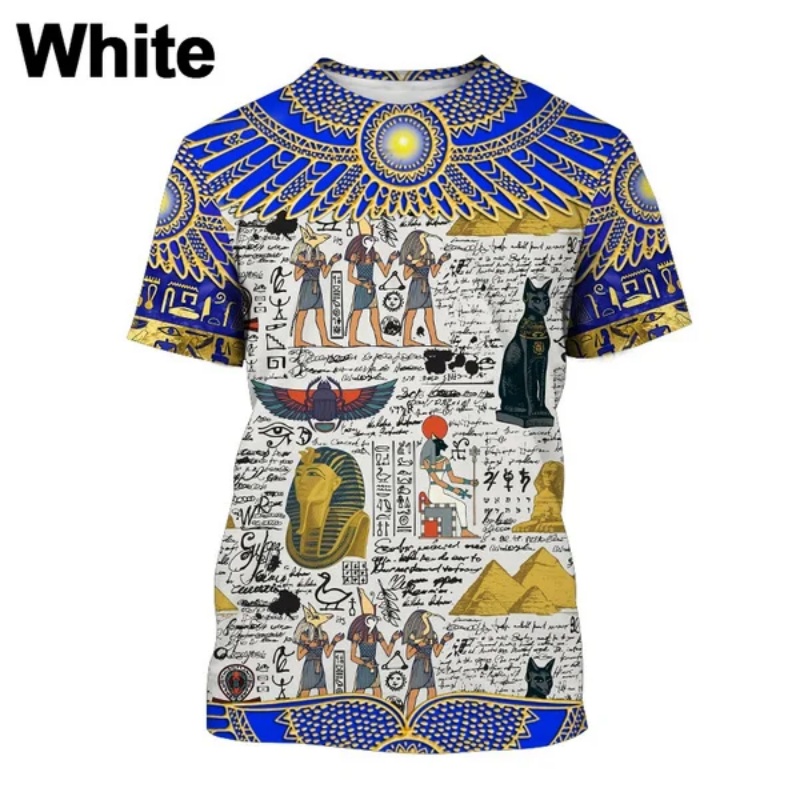 Kaus Anubis Firaun Cetak 3D un - Men Fashion Egypt ulasan dan harga