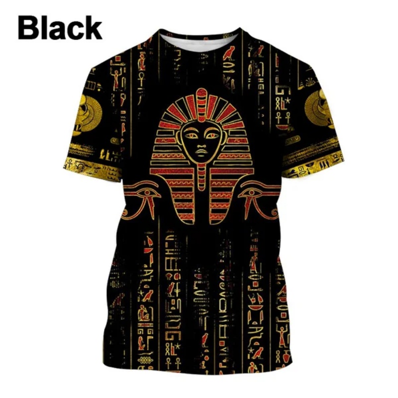 Kaus Anubis Firaun Cetak 3D un - Men Fashion Egypt ulasan dan harga