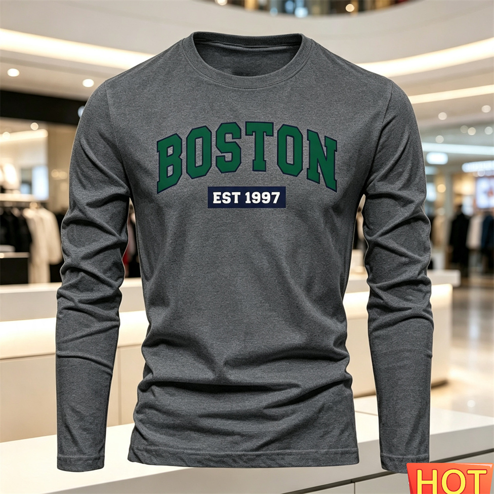 Kaos Lengan Panjang Pria Musim - Men'S Fashion ulasan dan harga