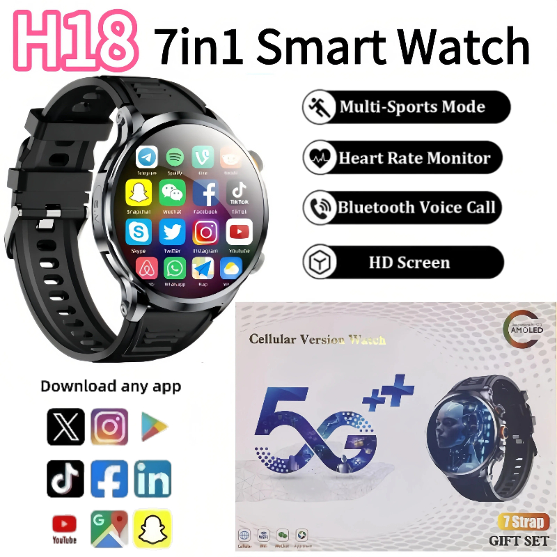 H18 Smartwatch Android Baru 4G - Mens Fashion Store ulasan dan harga