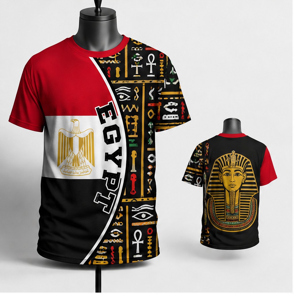 Kaos Pria Kerah Bulat Motif Be - Men Fashion Egypt ulasan dan harga