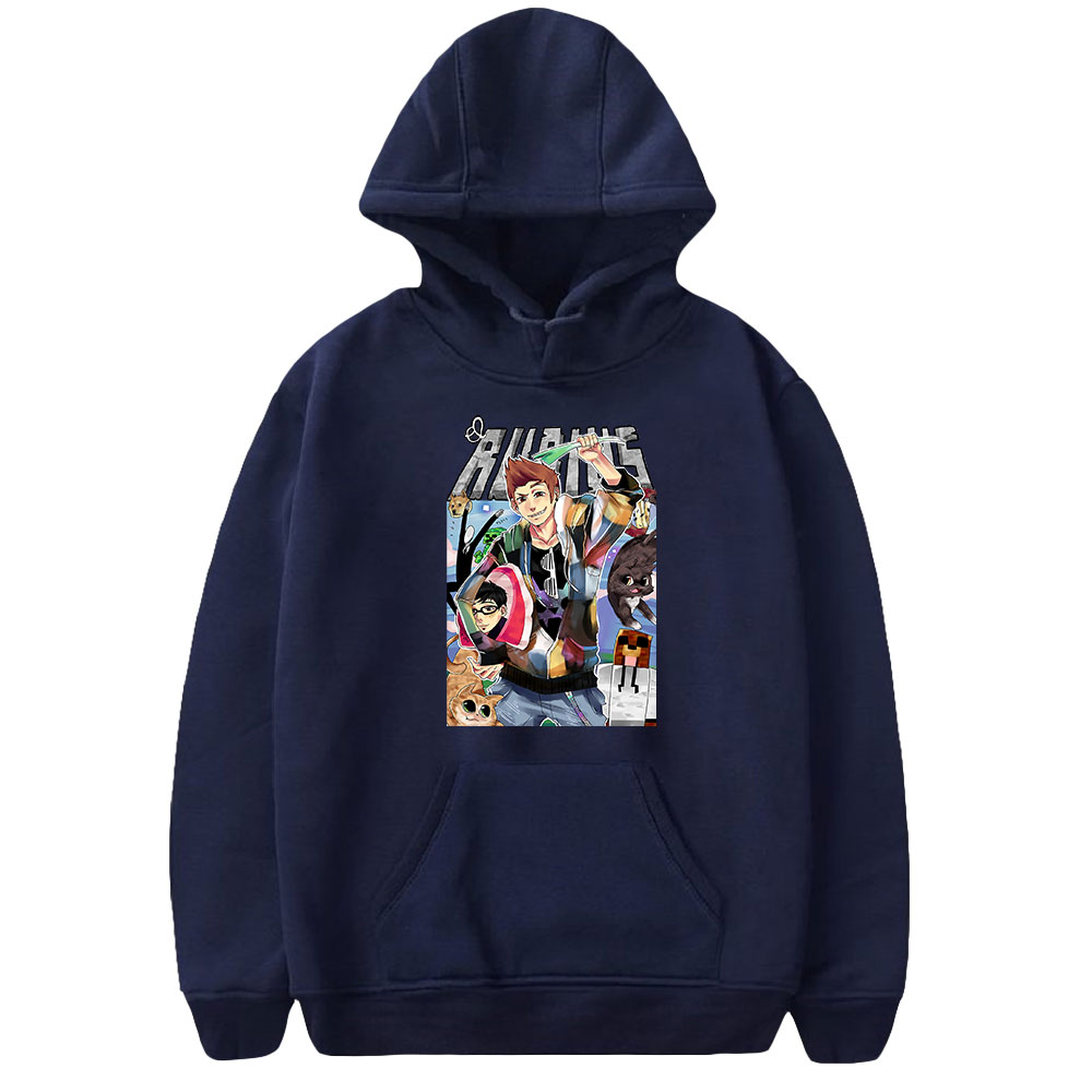 2026 Rubius Hoodie Uniseks Len - Men Fashion Youtubers ulasan dan harga