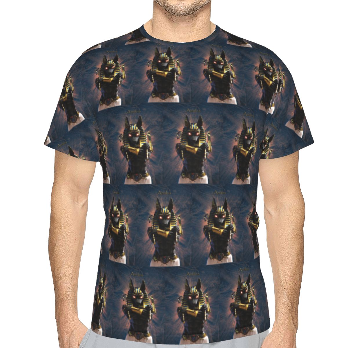 Kaos 100% Katun Dewa Anubis Me - Men Fashion Egypt ulasan dan harga