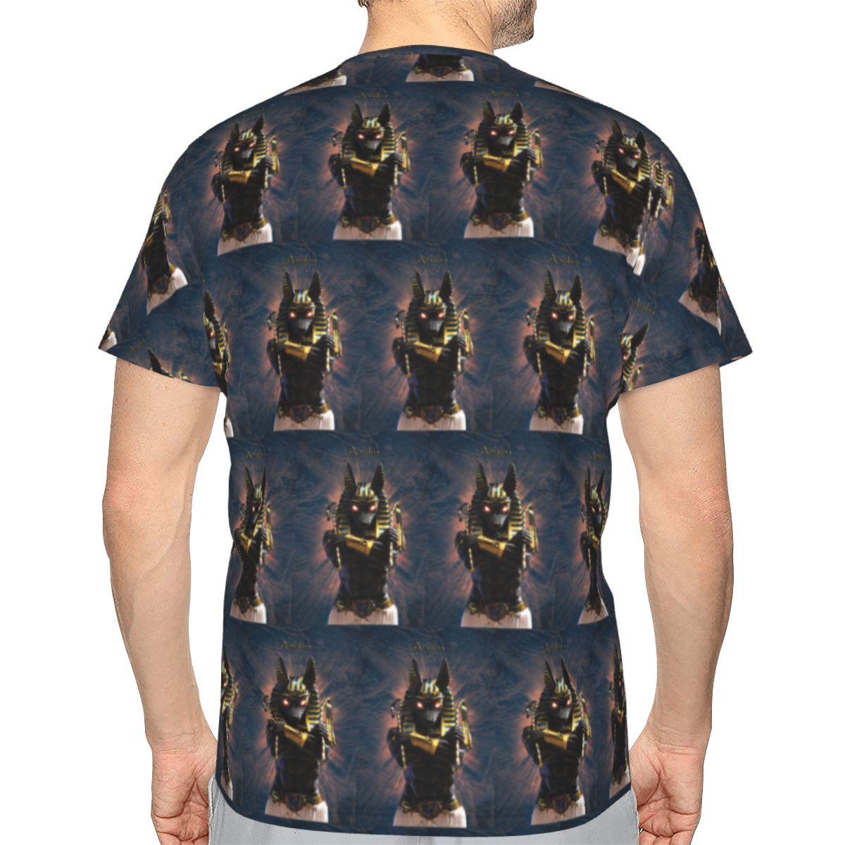 Kaos 100% Katun Dewa Anubis Me - Men Fashion Egypt ulasan dan harga