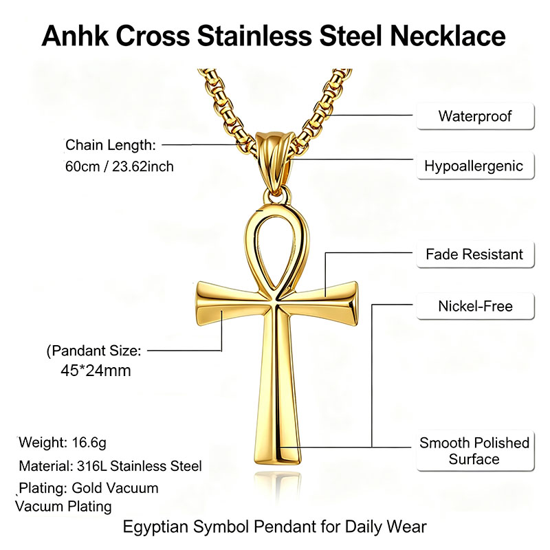 Kalung Liontin Salib Ankh Mesi - Men Fashion Egypt ulasan dan harga