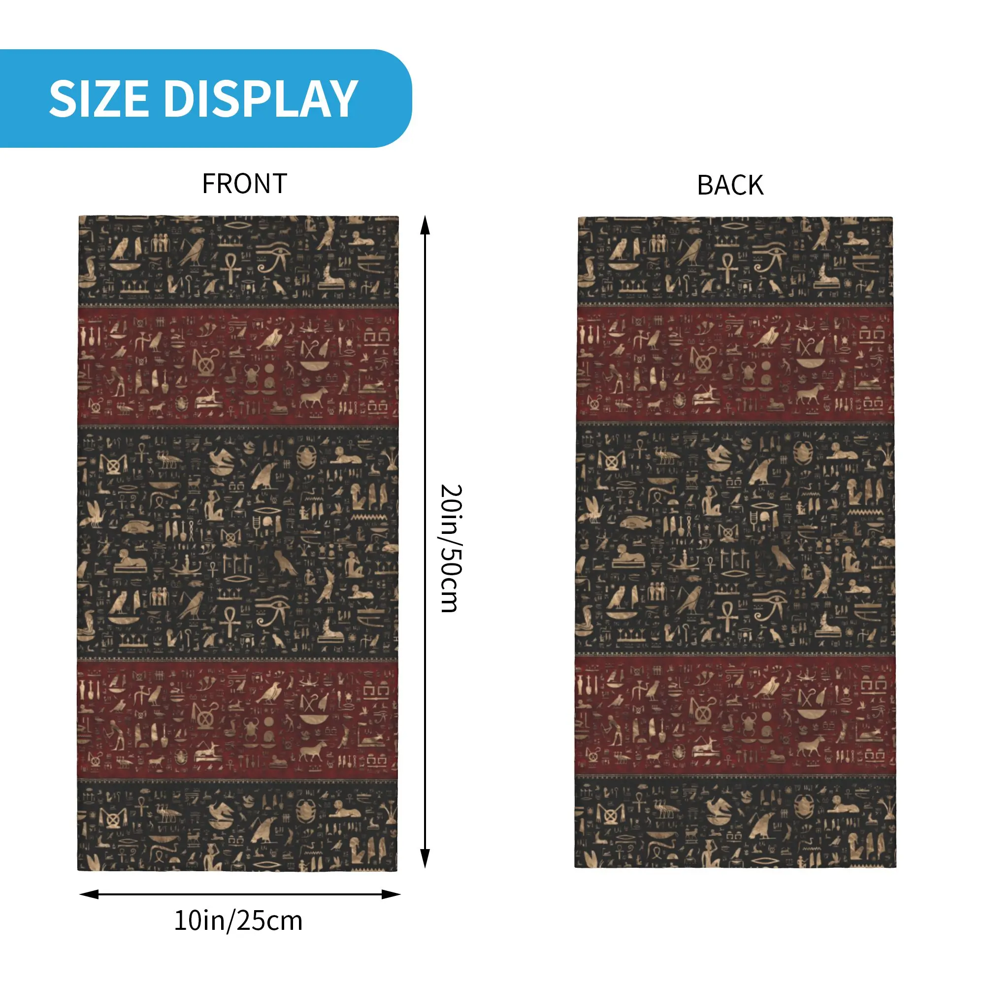 Bandana Hijeroglif Mesir Kuno  - Men Fashion Egypt ulasan dan harga