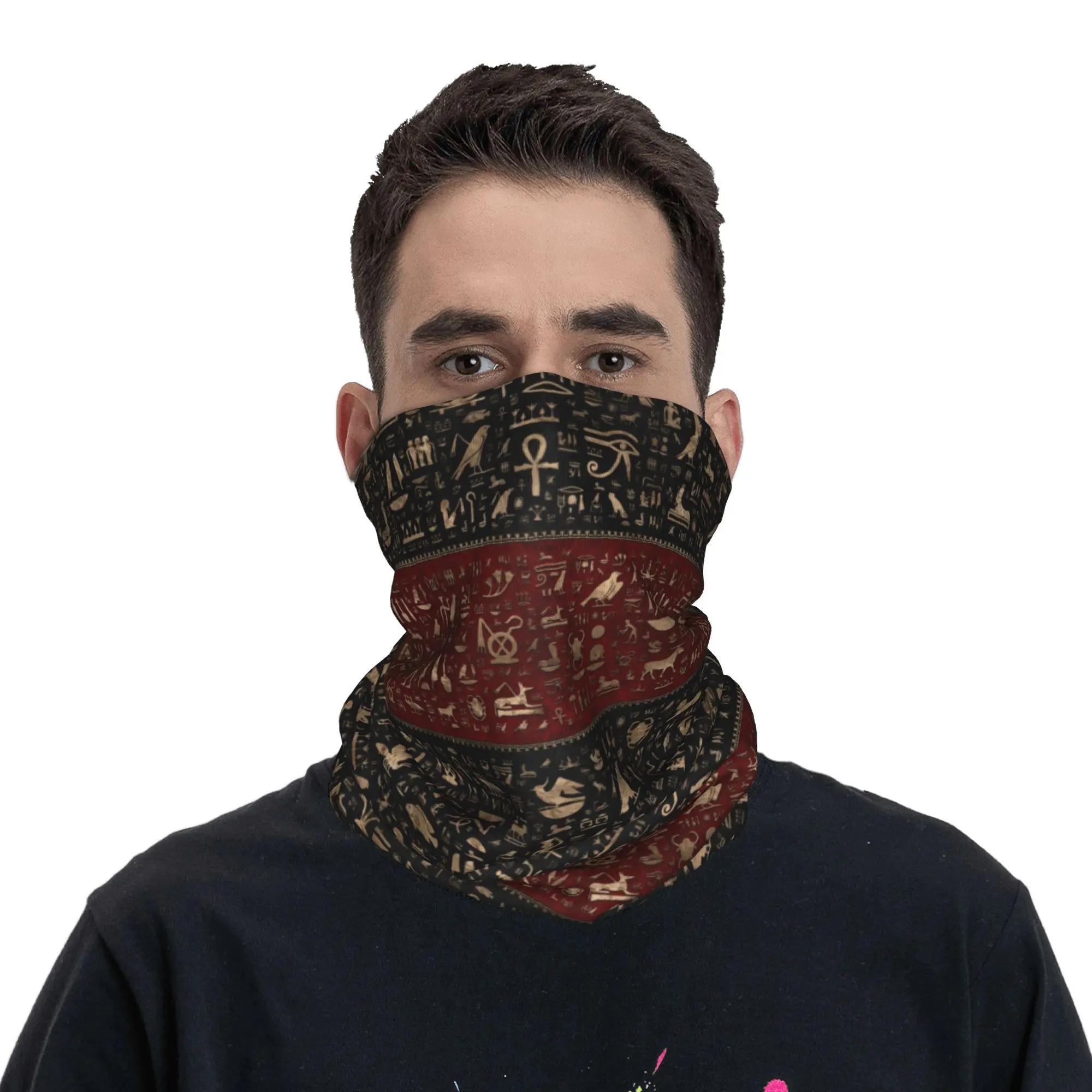 Bandana Hijeroglif Mesir Kuno  - Men Fashion Egypt ulasan dan harga