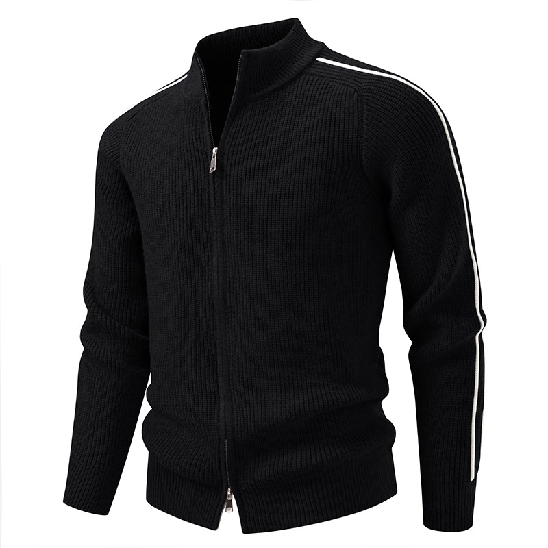 Kardigan Rajut Waffle Khaki Pr - Men'S Fashion Zip Sweater ulasan dan harga
