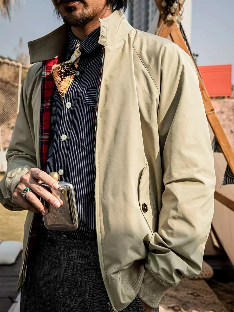 Merah Tornado jaket gaya Inggr - Harrington Jacket ulasan dan harga