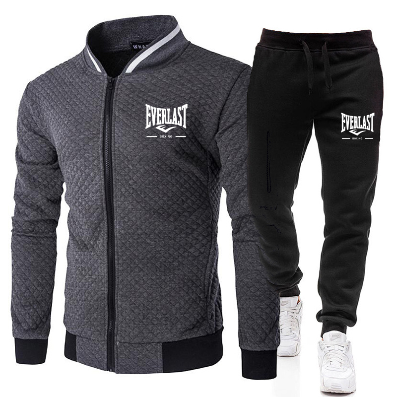 EVERLAST BOXING Jaket Set Kera - Men'S Fashion Zipper Jacket ulasan dan harga