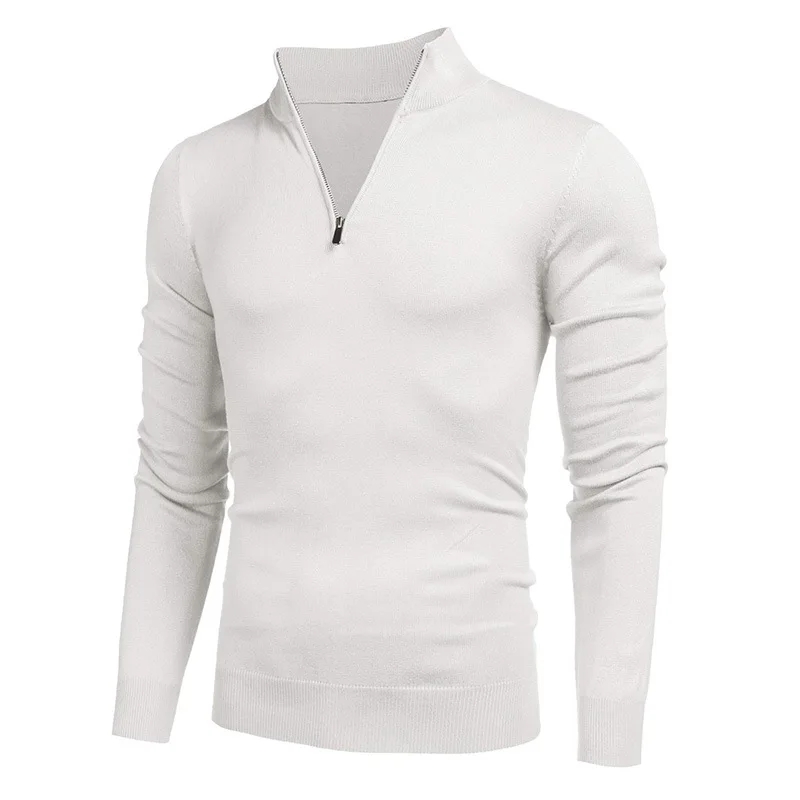 Musim gugur Pria Turtlenecks S - Men'S Fashion Zip Sweater ulasan dan harga