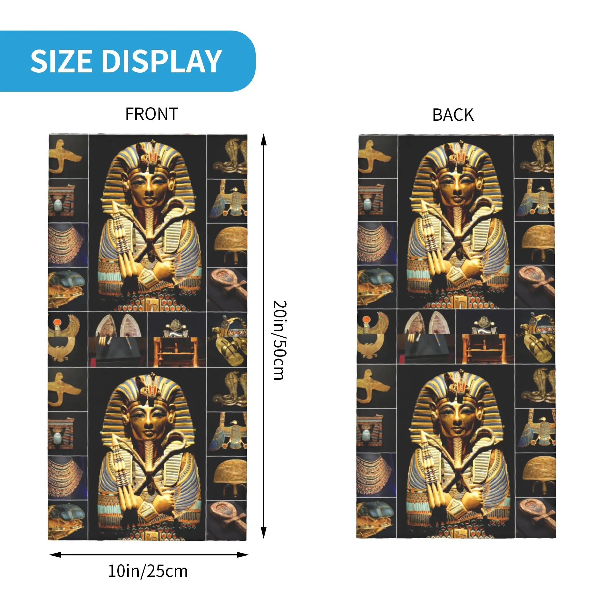 Bandana Motif Hieroglif Raja T - Men Fashion Egypt ulasan dan harga