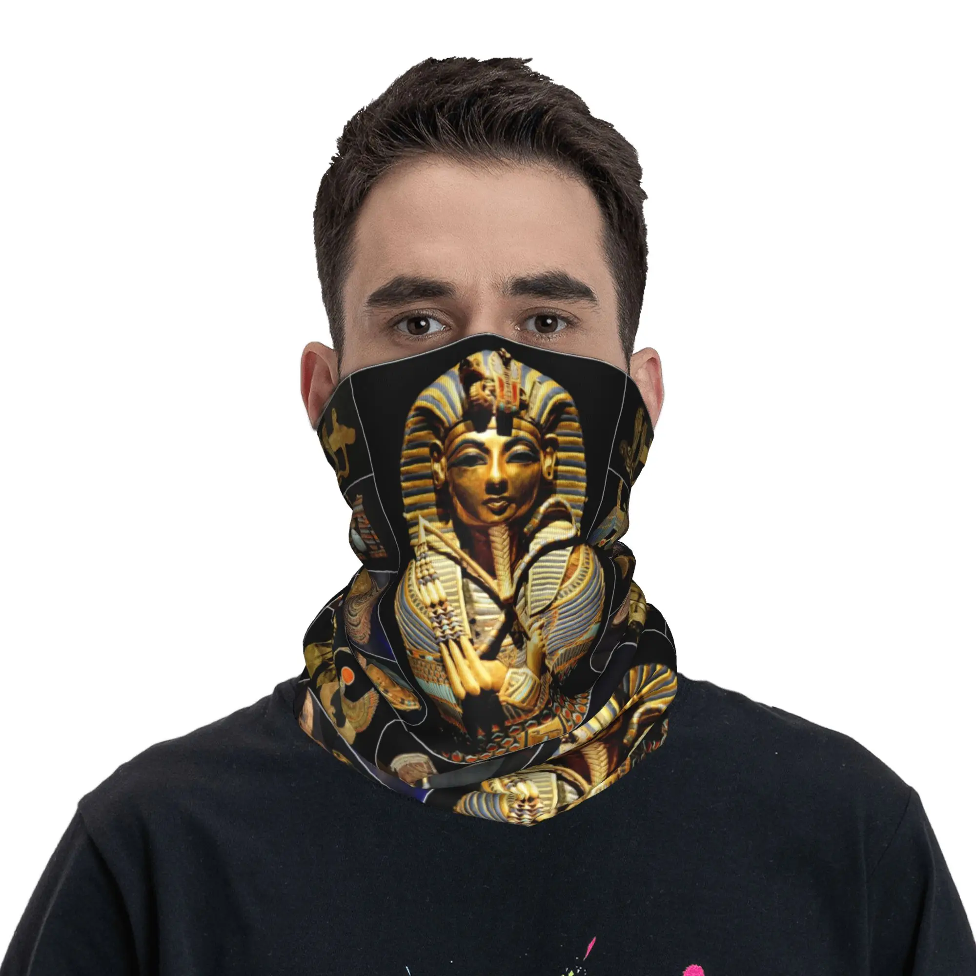 Bandana Motif Hieroglif Raja T - Men Fashion Egypt ulasan dan harga