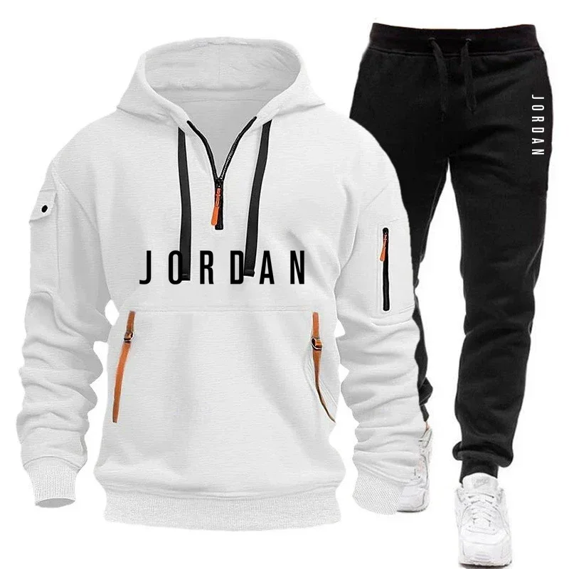 Setelan Sweatshirt Hoodie Pria - Mens Fashion Casual 2026 ulasan dan harga