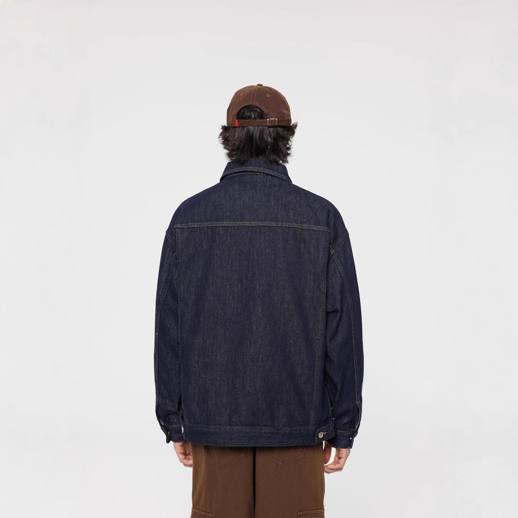 Jaket Denim Warna Asli Pakaian - Harrington Jacket ulasan dan harga
