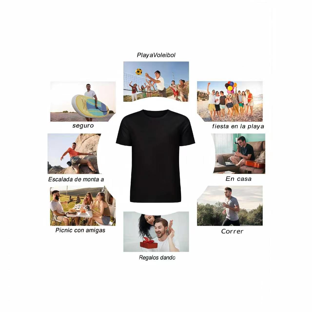 Kaos Grafis Motif Mediterania, - Graphic Tee Oversized ulasan dan harga