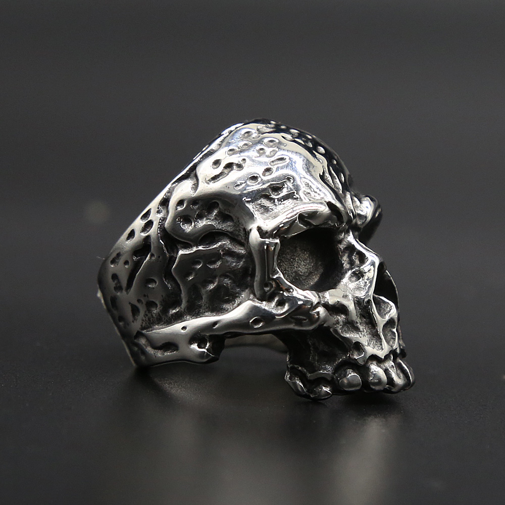 Gotik 316L Cincin Tengkorak Ba - Mens Fashion Store ulasan dan harga