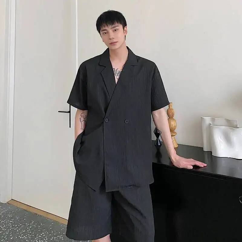 LUZHEN Setelan Pria Tampan Mus - Mens Fashion Casual 2026 ulasan dan harga