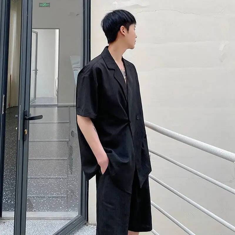 LUZHEN Setelan Pria Tampan Mus - Mens Fashion Casual 2026 ulasan dan harga